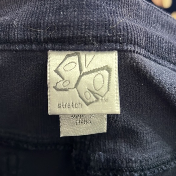 Fashion Bug Navy Blue Corduroy Pants - Picture 6 of 8